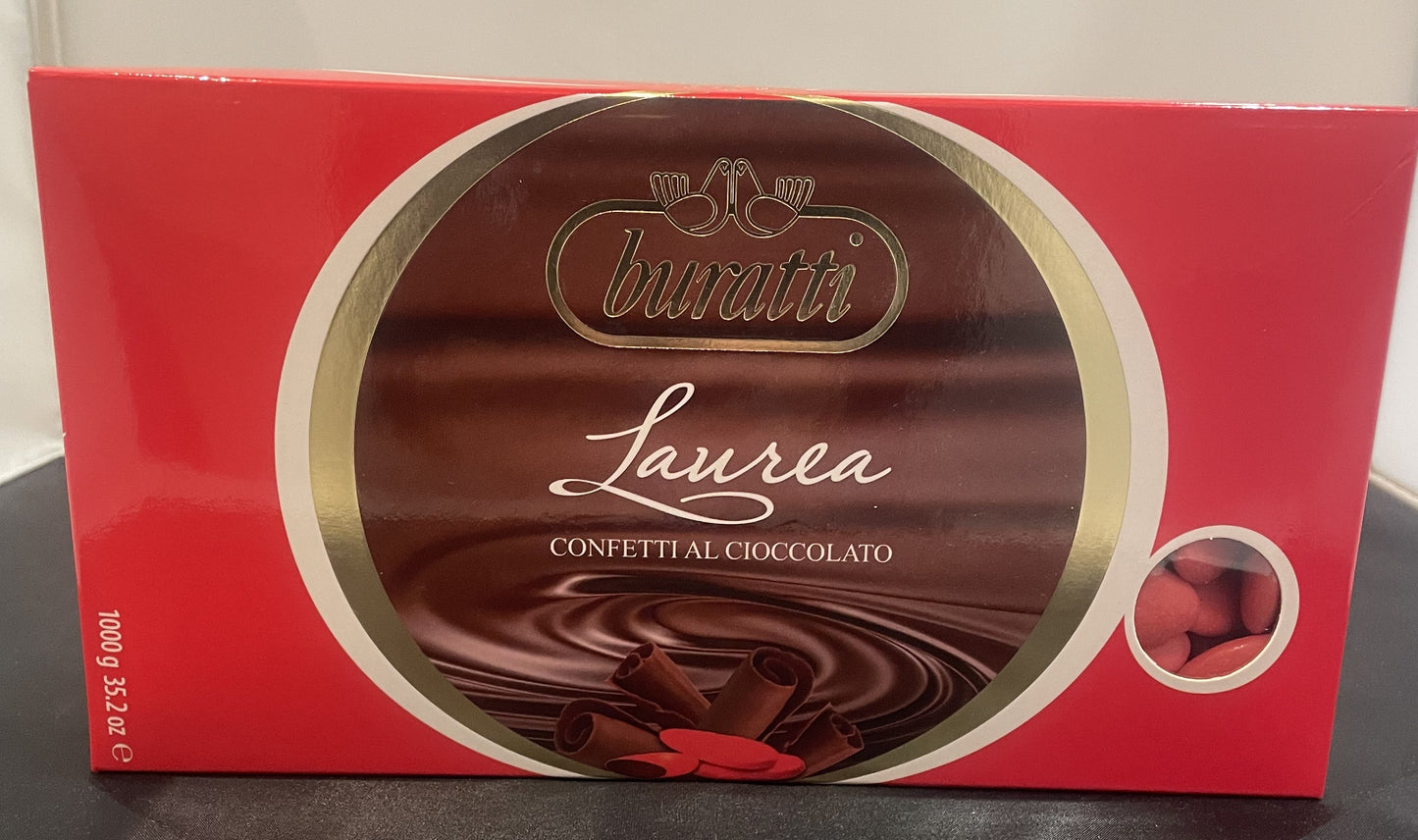Confetti cioccolato fondente rosso 1kg Artemagiashop