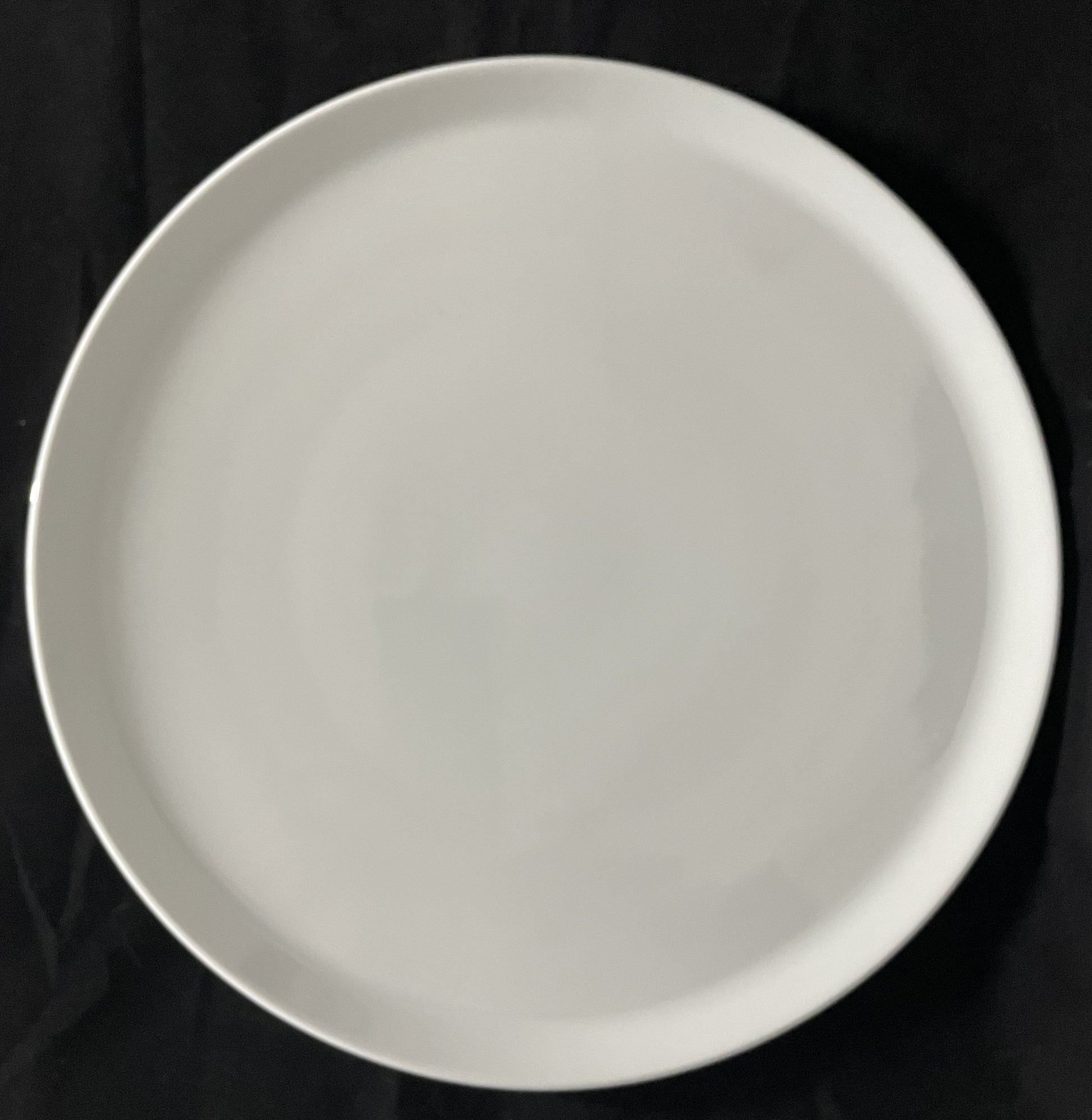 Piatto pizza rotondo in porcellana bianco diametro 33 cm altezza Artemagiashop