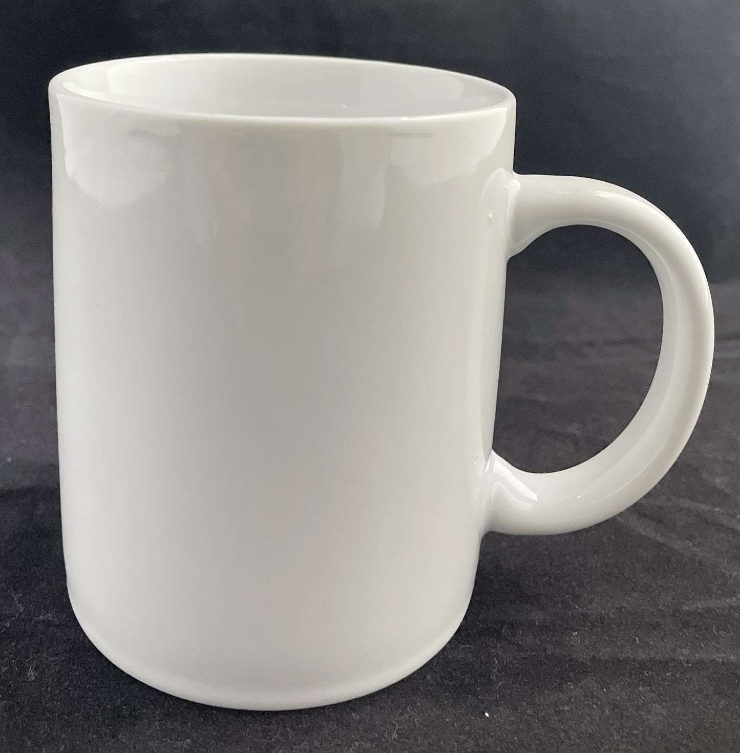 Tazza mug cilindrica in porcellana bianca altezza 9,5 cm Artemagiashop
