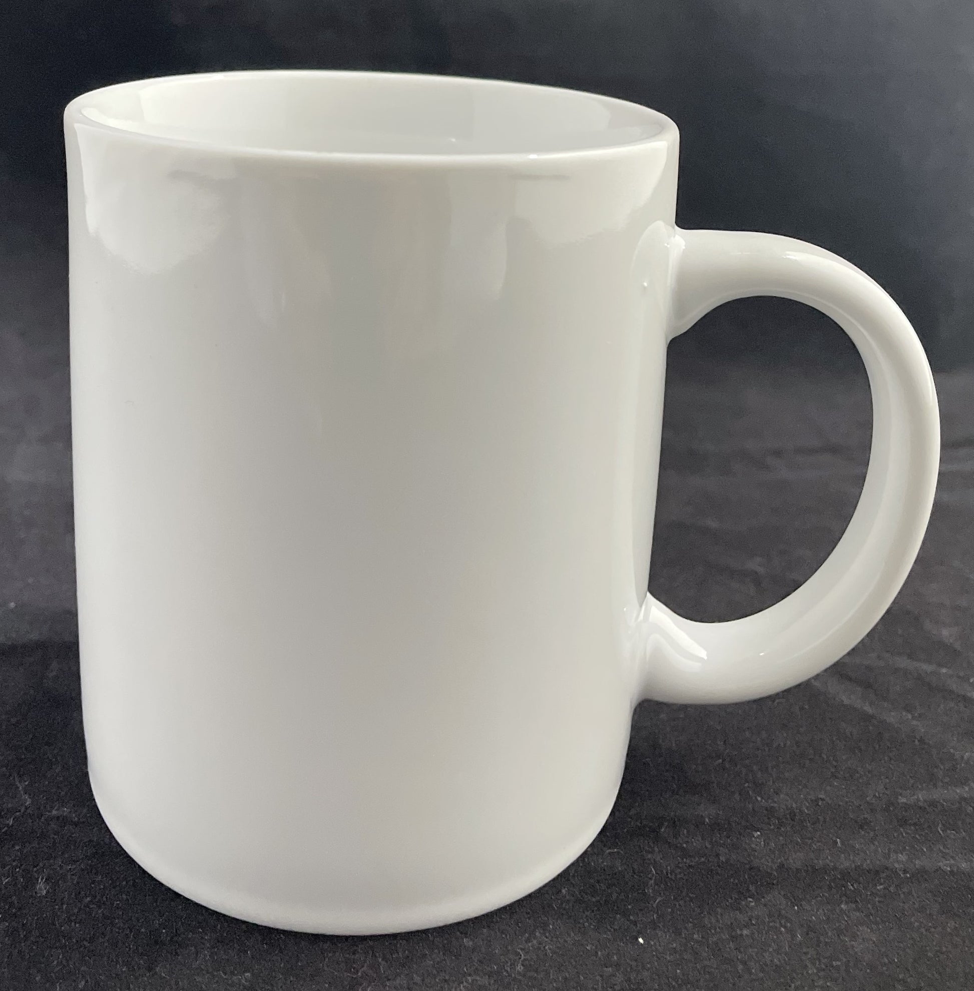 Tazza mug cilindrica in porcellana bianca altezza 9,5 cm Artemagiashop