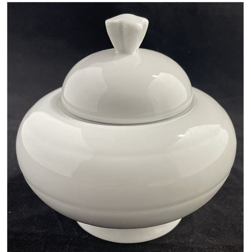 Zuccheriera coperchio fiore in porcellana altezza 11cm Artemagiashop