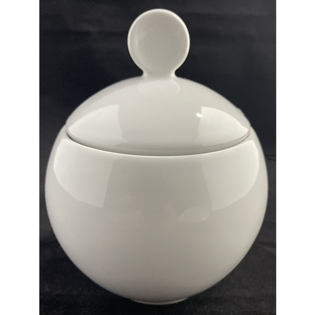 Zuccheriera coperchio tondo in porcellana bianco circonferenza 31 cm altezza 12 cm Artemagiashop