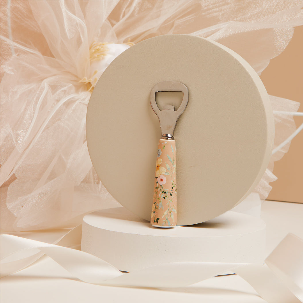 Apri bottiglie altezza 13,5 cm decorazione floreale Artemagiashop