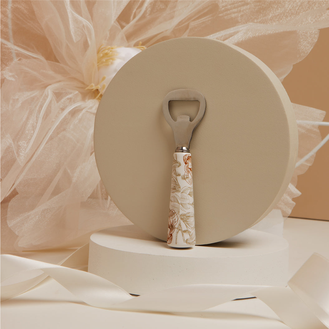 Apri bottiglie altezza 13,5 cm decorazione rose Artemagiashop
