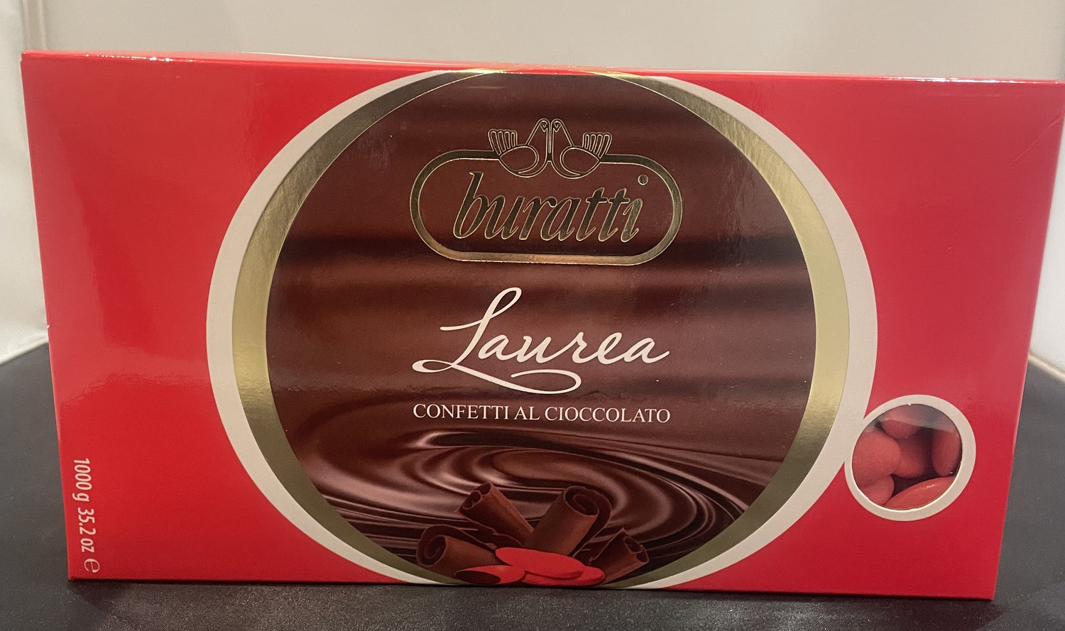 Confetti cioccolato fondente rosso  1kg Artemagiashop