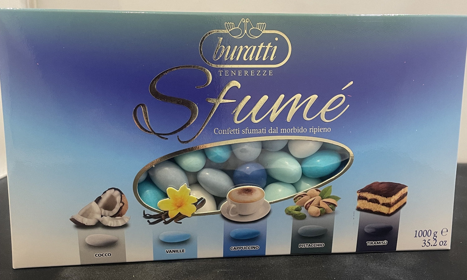 Confetti tenerezze sfume azzurro confezione  1 kg Artemagiasho