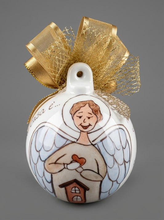 Sfera-Natale-da-appoggio-in-ceramica-decorato-a-mano-angelo-circonferenza-29cm-altezza-11-cm-Artemagiashop
