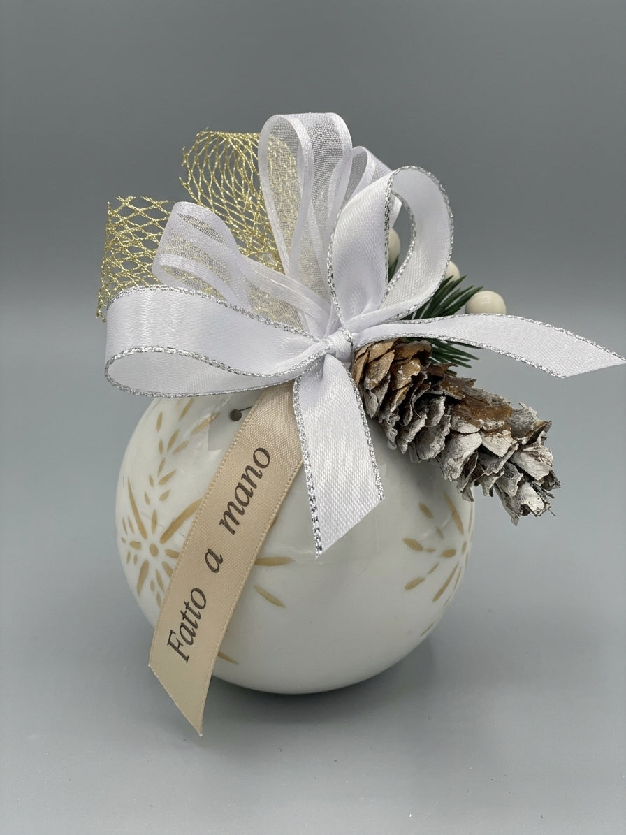 Sfera Natale Pupazzo Neve